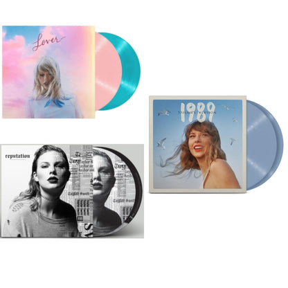 This is a 3 LP Vinyl SKU bundle.
1.This LP Vinyl is brand new.Format: LP VinylMusic Style: Synth-popThis item's title is: 1989 (Taylor's Version) (2LP/Crystal Skies Blue Vinyl)Artist: Taylor SwiftLabel: TAYLOR SWIFT / REPUBLIC RECORDBarcode: 602455542144Release Date: 10/27/2023
2.