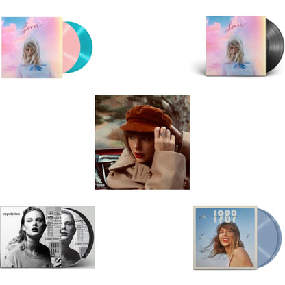 This is a 5 LP Vinyl SKU bundle.
1.This LP Vinyl is brand new.Format: LP VinylMusic Style: BalladThis item's title is: Red (Taylor's Version) (4LP)Artist: Taylor SwiftLabel: REPUBLICBarcode: 602438633258Release Date: 11/12/2021
2.This LP Vinyl is brand new.