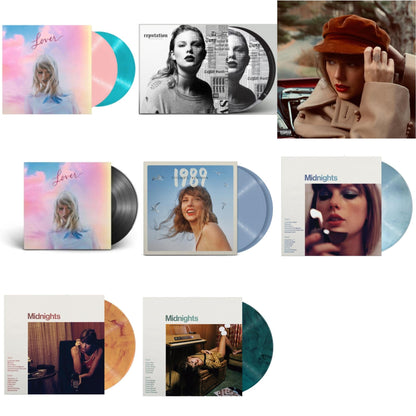 This is a 8 LP Vinyl SKU bundle.
1.This LP Vinyl is brand new.Format: LP VinylMusic Style: BalladThis item's title is: Red (Taylor's Version) (4LP)Artist: Taylor SwiftLabel: REPUBLICBarcode: 602438633258Release Date: 11/12/2021
2.This LP Vinyl is brand new.