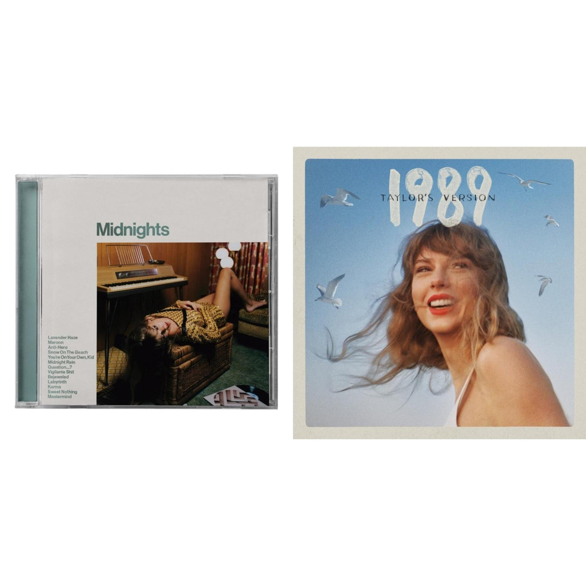 Midnights (X) (Jade Green CD) & 1989 (Taylor's Version)