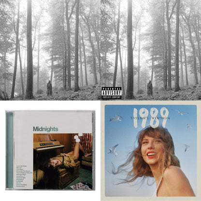 Folklore (Edited) & Folklore (X) & Midnights (X) (Jade Green CD) & 1989 (Taylor's Version)