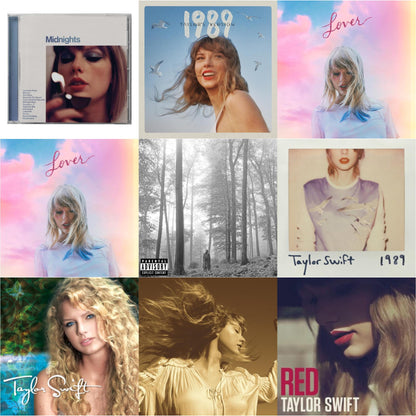 This is a 9 CD SKU bundle.
1.This CD is brand new.Format: CDMusic Style: VocalThis item's title is: Folklore (X)Artist: Taylor SwiftLabel: REPUBLICBarcode: 602435034805Release Date: 8/7/2020
2.This CD is brand new.