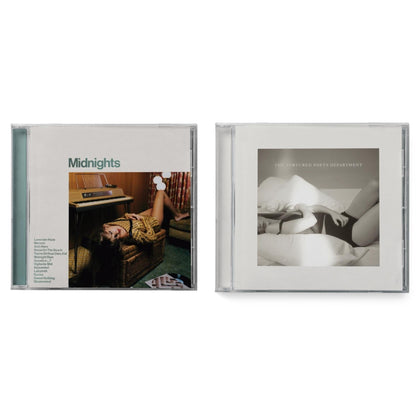 Midnights (X) (Jade Green CD) & Tortured Poets Department (X) (Manuscript- Bonus Track)