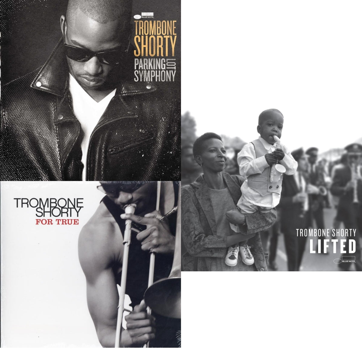 Trombone Shorty - Lifted & For True & Parking Lot Symphony - LP Vinyl Bundle