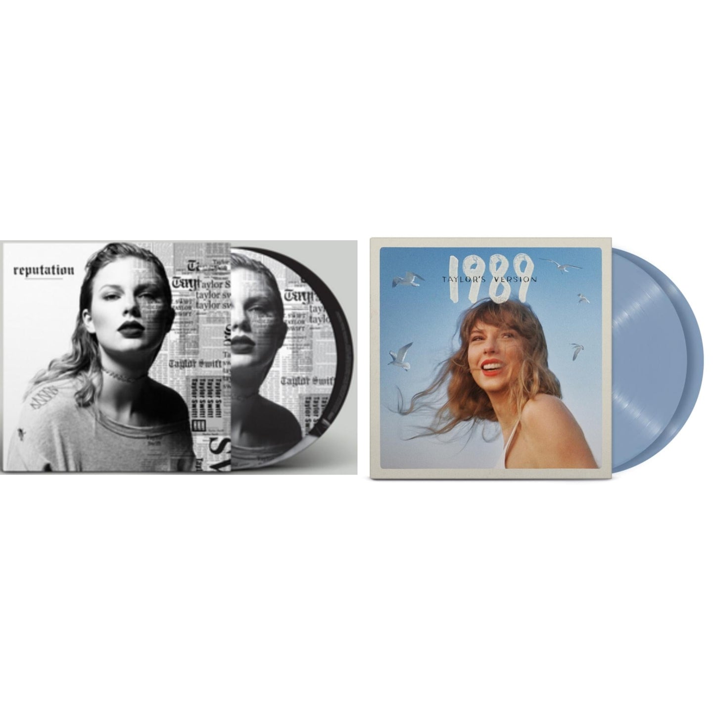 This is a 2 LP Vinyl SKU bundle.
1.This LP Vinyl is brand new.Format: LP VinylMusic Style: Synth-popThis item's title is: 1989 (Taylor's Version) (2LP/Crystal Skies Blue Vinyl)Artist: Taylor SwiftLabel: TAYLOR SWIFT / REPUBLIC RECORDBarcode: 602455542144Release Date: 10/27/2023
2.