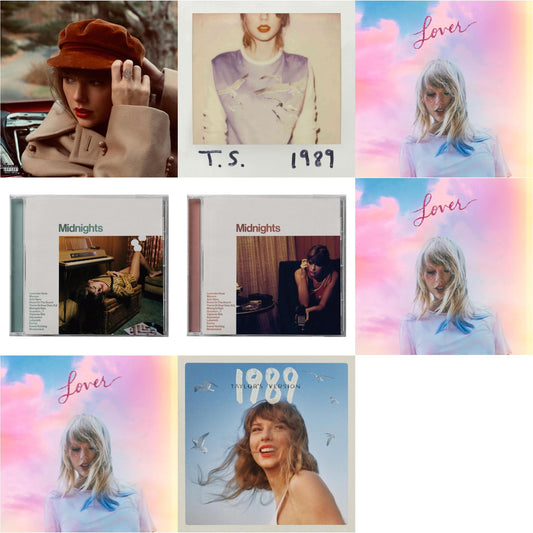 This is a 8 CD SKU bundle.
1.This CD is brand new.Format: CDMusic Style: BalladThis item's title is: Red (Taylor's Version) (Edited) (2CD)Artist: Taylor SwiftLabel: REPUBLICBarcode: 602438737635Release Date: 11/12/2021
2.This CD is brand new.