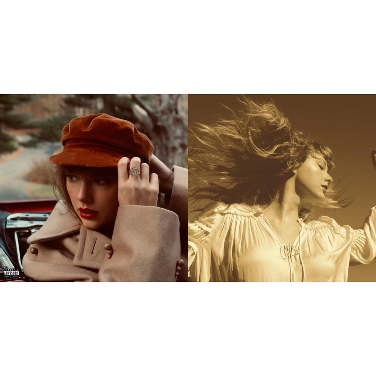 Fearless (Taylor's Version) (Gold Vinyl/3LP) & Red (Taylor's Version) (4LP)