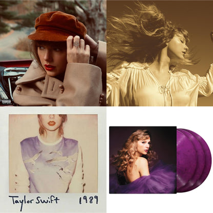 Fearless (Taylor's Version) (Gold Vinyl/3LP) & Red (Taylor's Version) (4LP) & Speak Now (Taylor's Version) (Orchid Marbled Vinyl/3LP) & 1989