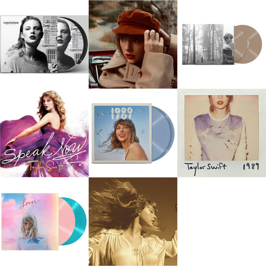 This is a 8 LP Vinyl SKU bundle.
1.This LP Vinyl is brand new.Format: LP VinylMusic Style: VocalThis item's title is: Folklore (X) (Beige Vinyl/2LP)Artist: Taylor SwiftLabel: Republic RecordsBarcode: 602435034881Release Date: 7/23/2021
2.This LP Vinyl is brand new.