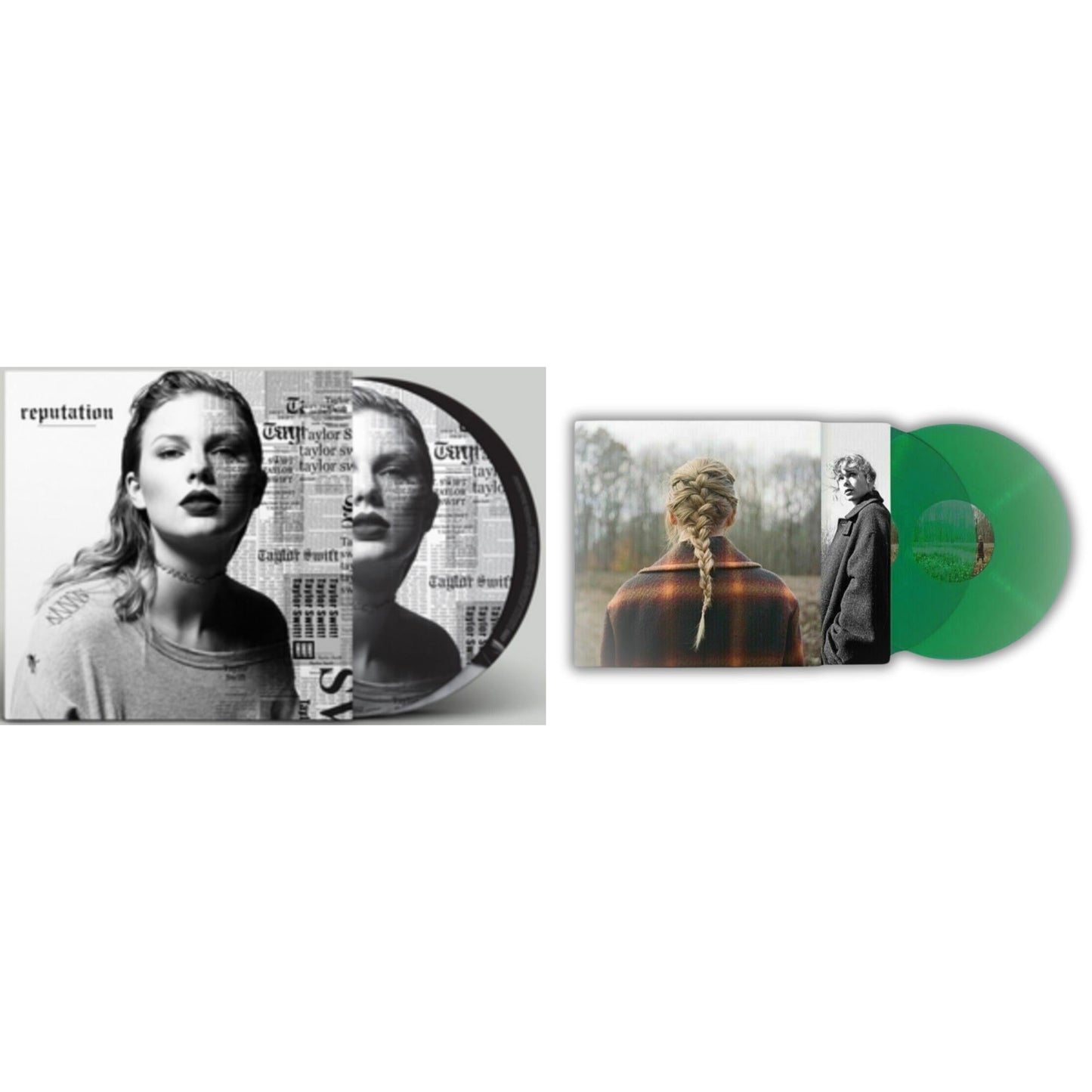 This is a 2 LP Vinyl SKU bundle.
1.This LP Vinyl is brand new.Format: LP VinylMusic Style: Alternative RockThis item's title is: Evermore (Green Vinyl/2LP)Artist: Taylor SwiftLabel: Republic RecordsBarcode: 602435651279Release Date: 5/28/2021
2.This LP Vinyl is brand new.