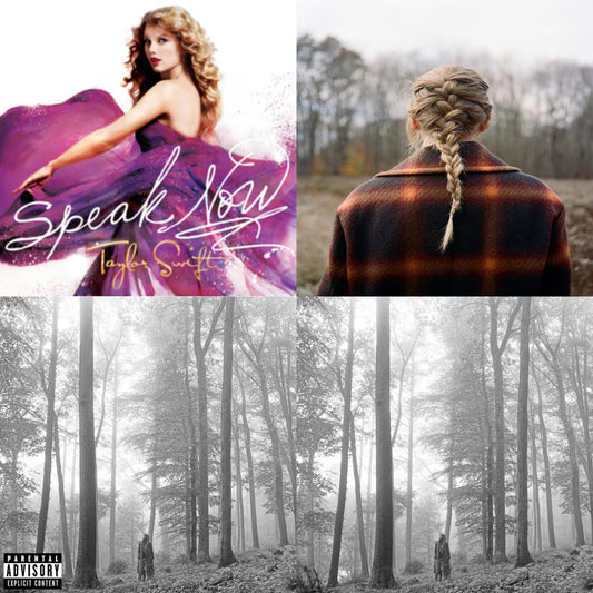 Folklore (Edited) & Folklore (X) & Evermore (X) & Speak Now