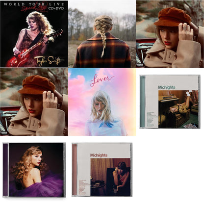 This is a 8 CD SKU bundle.
1.This CD is brand new.Format: CDMusic Style: Alternative RockThis item's title is: Evermore (X)Artist: Taylor SwiftLabel: REPUBLICBarcode: 602435648583Release Date: 12/18/2020
2.This CD is brand new.
