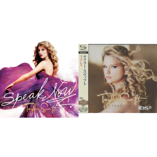 This is a 2 CD SKU bundle.
1.This CD is brand new.Format: CDMusic Style: CountryThis item's title is: FearlessArtist: Taylor SwiftLabel: Big Machine RecordsBarcode: 4988005724175Release Date: 10/24/2012
2.This CD is brand new.
