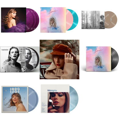 This is a 8 LP Vinyl SKU bundle.
1.This LP Vinyl is brand new.Format: LP VinylMusic Style: VocalThis item's title is: Folklore (X) (Beige Vinyl/2LP)Artist: Taylor SwiftLabel: Republic RecordsBarcode: 602435034881Release Date: 7/23/2021
2.This LP Vinyl is brand new.