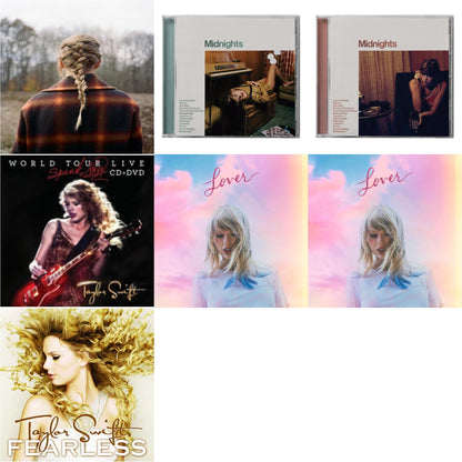 This is a 7 CD SKU bundle.
1.This CD is brand new.Format: CDMusic Style: Alternative RockThis item's title is: Evermore (X)Artist: Taylor SwiftLabel: REPUBLICBarcode: 602435648583Release Date: 12/18/2020
2.This CD is brand new.