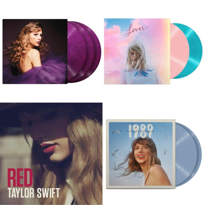 Speak Now (Taylor's Version) (Orchid Marbled Vinyl/3LP) & 1989 (Taylor's Version) (2LP/Crystal Skies Blue Vinyl) & Lover & Red