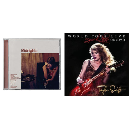 Midnights (X) (Blood Moon CD) & Speak Now World Tour Live (CD/DVD)