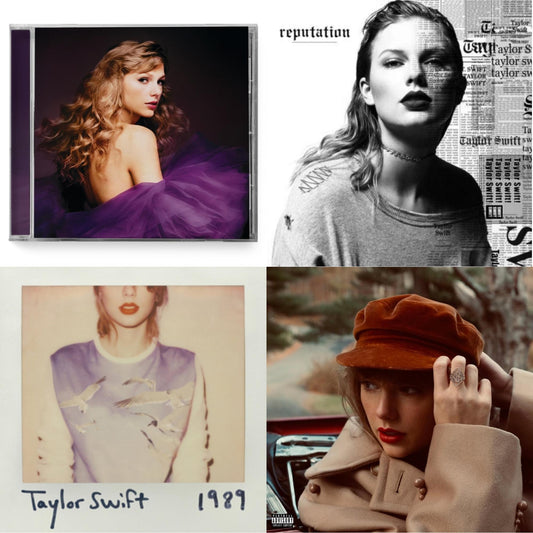 This is a 4 CD SKU bundle.
1.This CD is brand new.Format: CDThis item's title is: Red (Taylor's Version) (X) (2CD)Artist: Taylor SwiftLabel: REPUBLICBarcode: 602438737628Release Date: 11/12/2021
2.This CD is brand new.