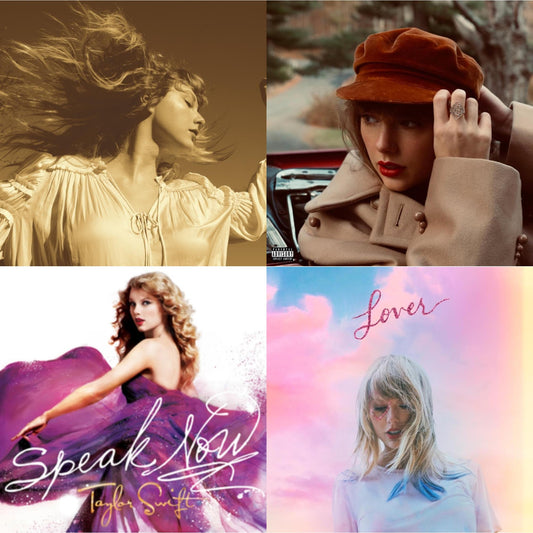This is a 4 CD SKU bundle.
1.This CD is brand new.Format: CDMusic Style: Rock & RollThis item's title is: Fearless (Taylor's Version) (2CD)Artist: Taylor SwiftBarcode: 602435845098Release Date: 4/9/2021
2.This CD is brand new.