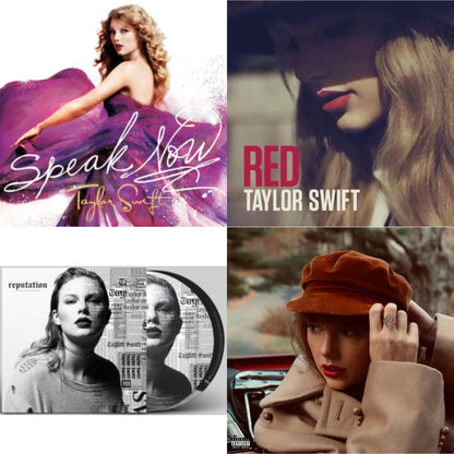 This is a 4 LP Vinyl SKU bundle.
1.This LP Vinyl is brand new.Format: LP VinylMusic Style: BalladThis item's title is: Red (Taylor's Version) (4LP)Artist: Taylor SwiftLabel: REPUBLICBarcode: 602438633258Release Date: 11/12/2021
2.This LP Vinyl is brand new.