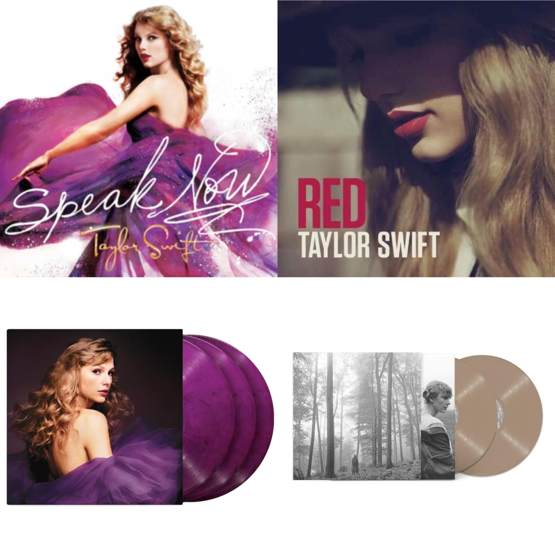 This is a 4 LP Vinyl SKU bundle.
1.This LP Vinyl is brand new.Format: LP VinylMusic Style: VocalThis item's title is: Folklore (X) (Beige Vinyl/2LP)Artist: Taylor SwiftLabel: Republic RecordsBarcode: 602435034881Release Date: 7/23/2021
2.This LP Vinyl is brand new.