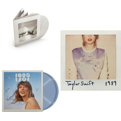 1989 (Taylor's Version) (2LP/Crystal Skies Blue Vinyl) & Tortured Poets Department (X) (Ghosted White Vinyl/2LP/Manuscript- Bonus Track) & 1989