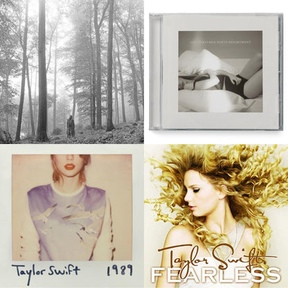 This is a 4 CD SKU bundle.
1.This CD is brand new.Format: CDMusic Style: VocalThis item's title is: Folklore (Edited)Artist: Taylor SwiftLabel: REPUBLICBarcode: 602435034799Release Date: 8/7/2020
2.This CD is brand new.