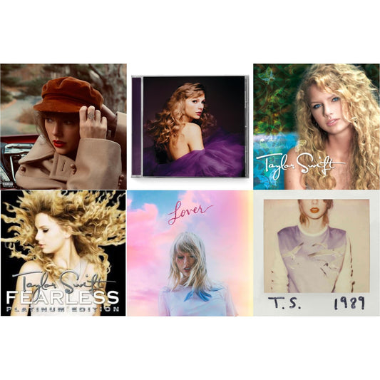 This is a 6 CD SKU bundle.
1.This CD is brand new.Format: CDMusic Style: BalladThis item's title is: Red (Taylor's Version) (Edited) (2CD)Artist: Taylor SwiftLabel: REPUBLICBarcode: 602438737635Release Date: 11/12/2021
2.This CD is brand new.