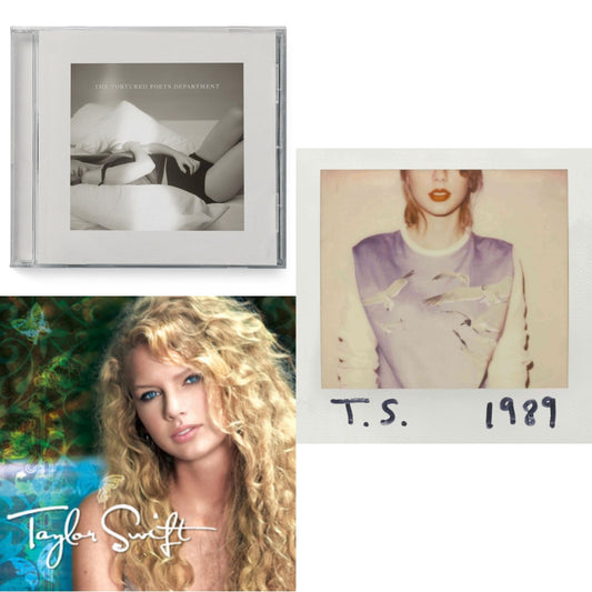 This is a 3 CD SKU bundle.
1.This CD is brand new.Format: CDThis item's title is: Tortured Poets Department (X) (Manuscript- Bonus Track)Artist: Taylor SwiftBarcode: 602465081343Release Date: 4/19/2024
2.This CD is brand new.