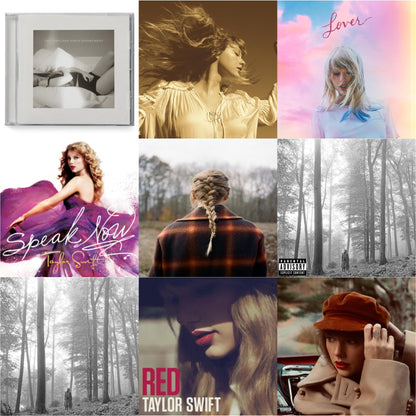 This is a 9 CD SKU bundle.
1.This CD is brand new.Format: CDMusic Style: VocalThis item's title is: Folklore (Edited)Artist: Taylor SwiftLabel: REPUBLICBarcode: 602435034799Release Date: 8/7/2020
2.This CD is brand new.