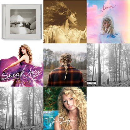 This is a 8 CD SKU bundle.
1.This CD is brand new.Format: CDMusic Style: VocalThis item's title is: Folklore (Edited)Artist: Taylor SwiftLabel: REPUBLICBarcode: 602435034799Release Date: 8/7/2020
2.This CD is brand new.