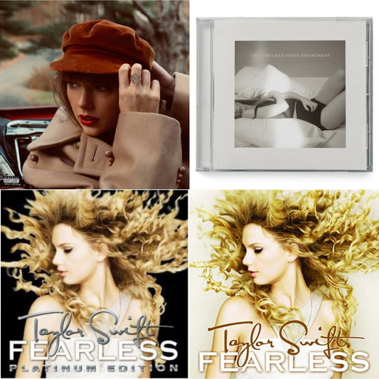 This is a 4 CD SKU bundle.
1.This CD is brand new.Format: CDMusic Style: BalladThis item's title is: Red (Taylor's Version) (Edited) (2CD)Artist: Taylor SwiftLabel: REPUBLICBarcode: 602438737635Release Date: 11/12/2021
2.This CD is brand new.