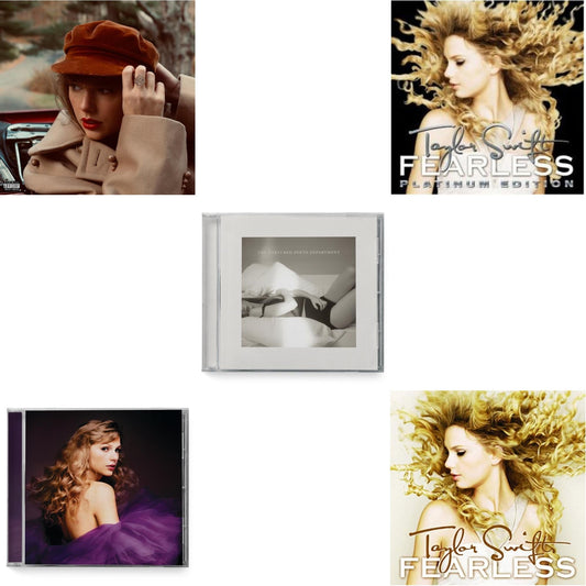 This is a 5 CD SKU bundle.
1.This CD is brand new.Format: CDMusic Style: BalladThis item's title is: Red (Taylor's Version) (Edited) (2CD)Artist: Taylor SwiftLabel: REPUBLICBarcode: 602438737635Release Date: 11/12/2021
2.This CD is brand new.