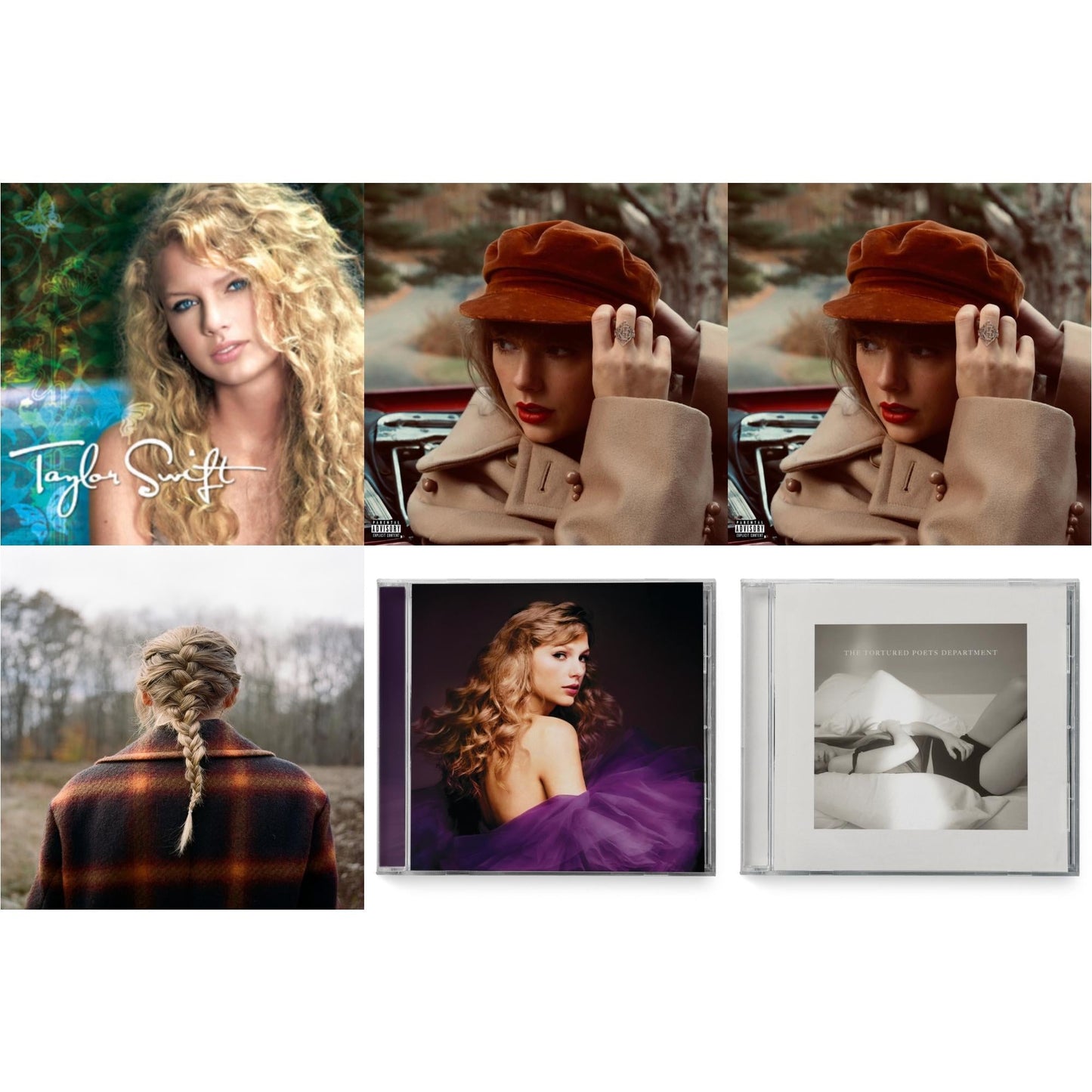 This is a 6 CD SKU bundle.
1.This CD is brand new.Format: CDMusic Style: Alternative RockThis item's title is: Evermore (X)Artist: Taylor SwiftLabel: REPUBLICBarcode: 602435648583Release Date: 12/18/2020
2.This CD is brand new.