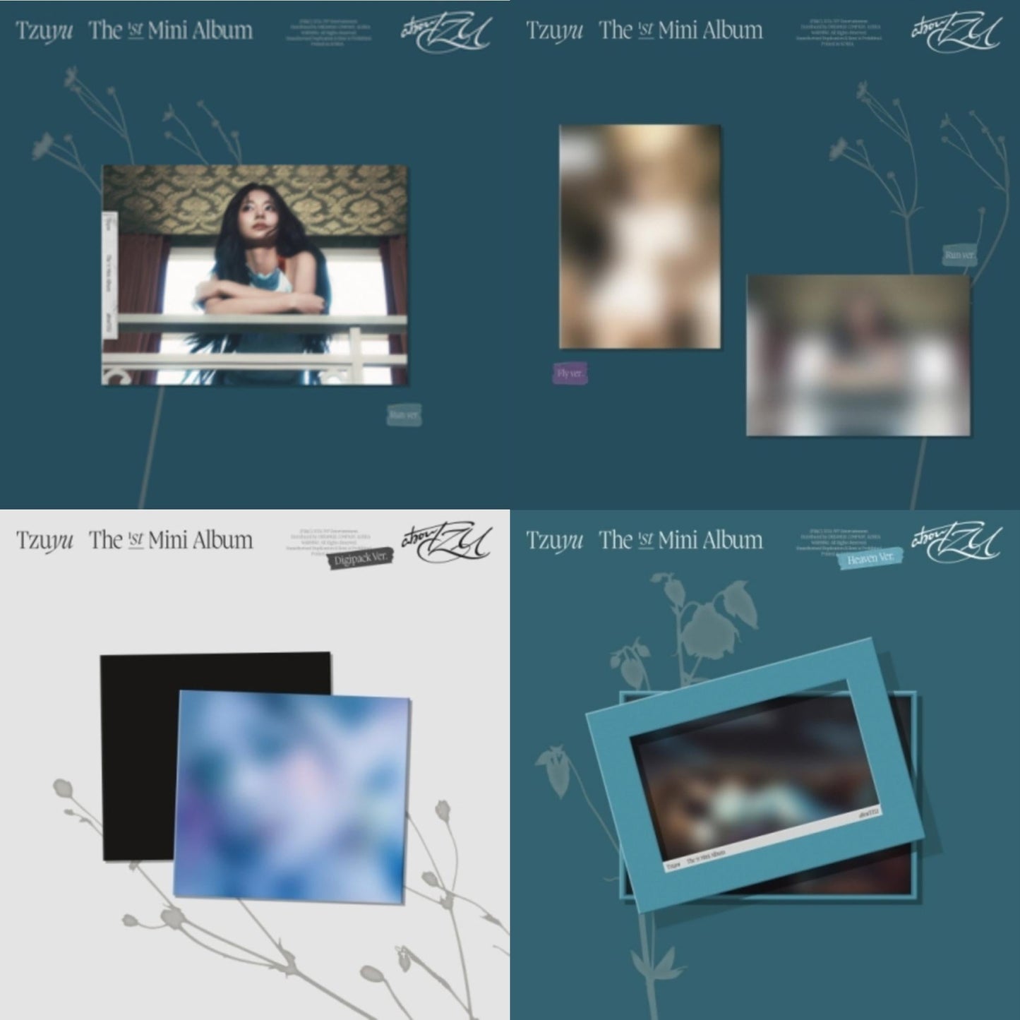 Aboutzu (Run Ver.) & Aboutzu: 1St Mini Album & Aboutzu (Digipack Ver.) (1St Mini Album) & 1St Mini Album (Aboutzu) (Heaven Ver.)