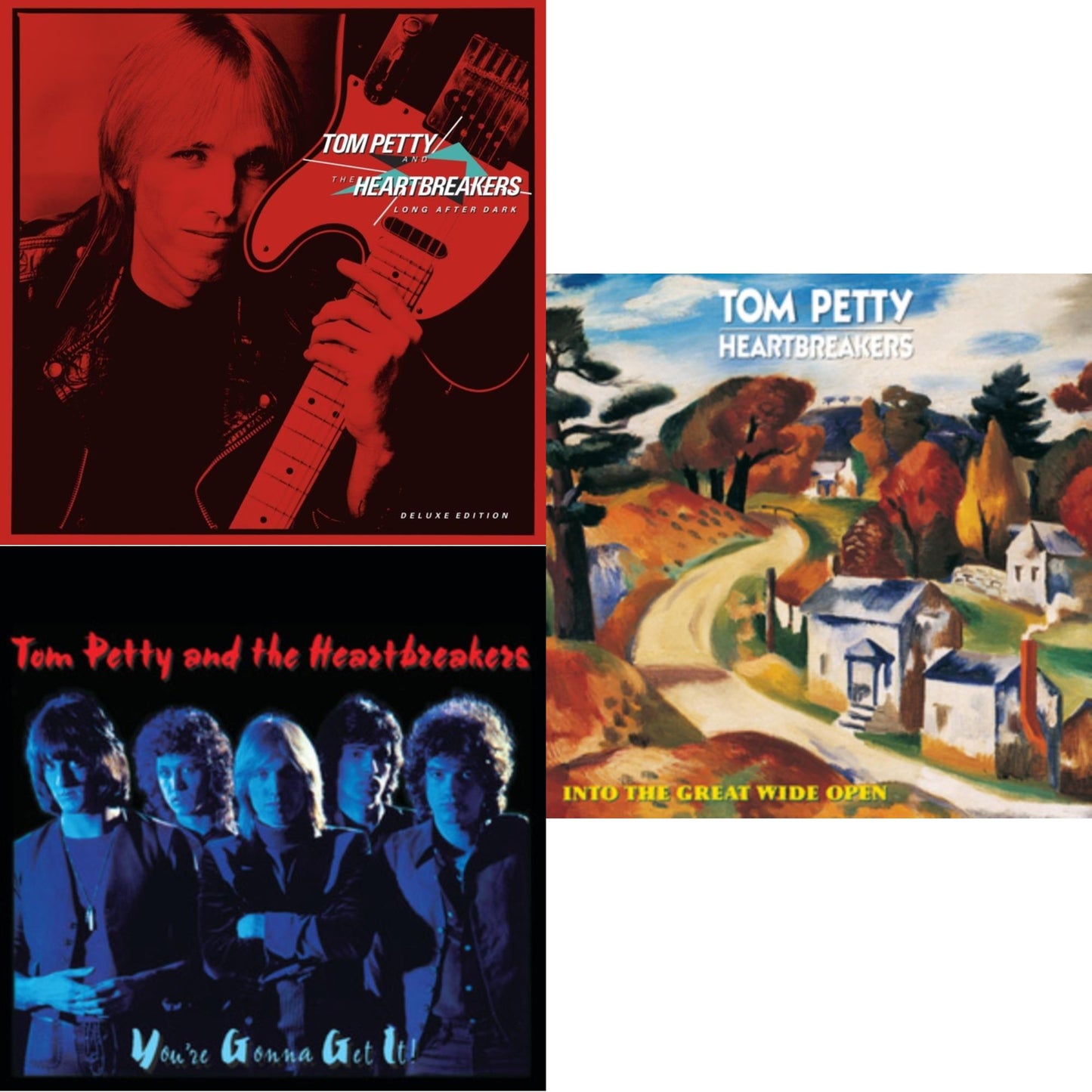 Long After Dark (Deluxe) (2LP) & You're Gonna Get It! (180G) & Into The Great Wide Open (180G)