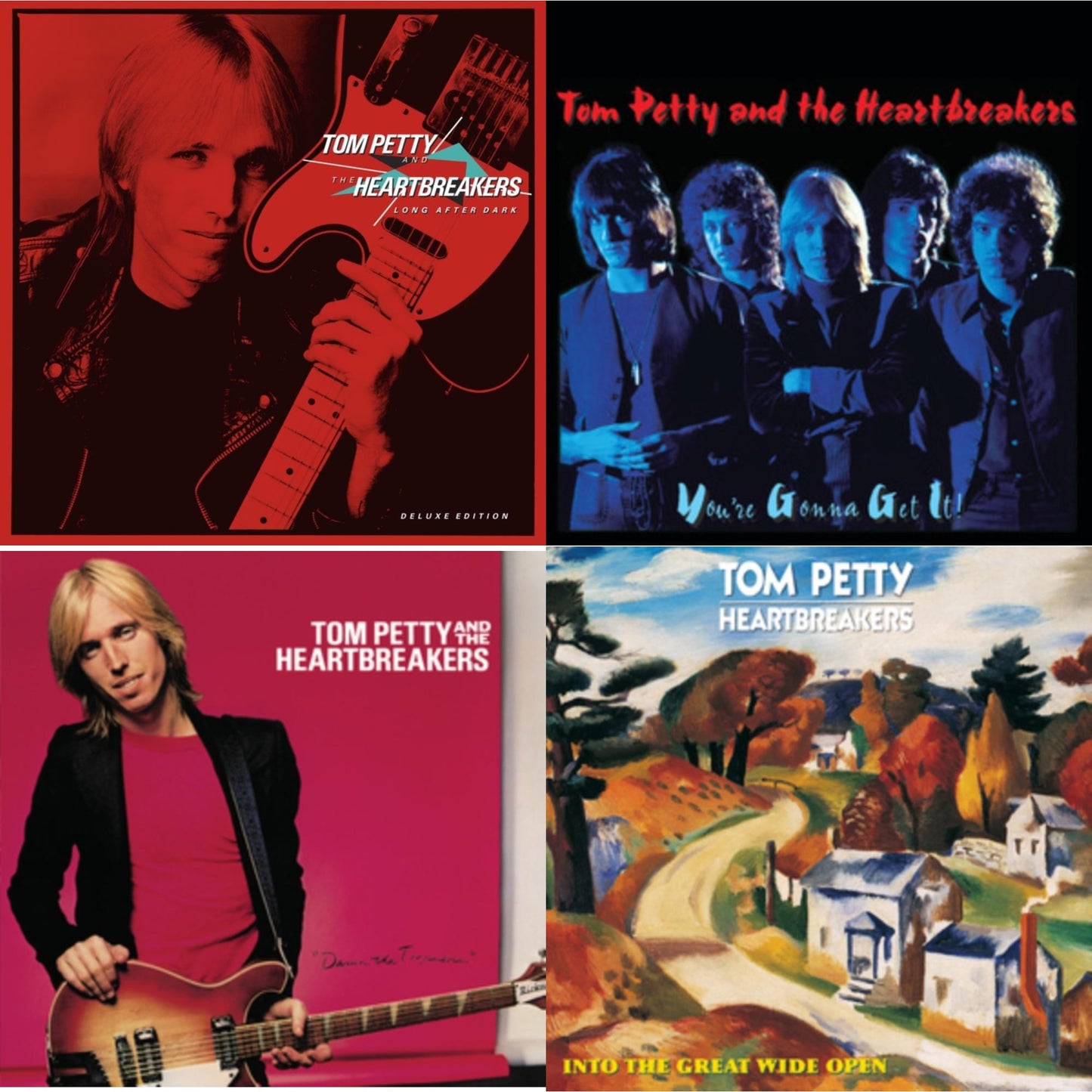 Long After Dark (Deluxe) (2LP) & You're Gonna Get It! (180G) & Damn The Torpedoes (180G) & Into The Great Wide Open (180G)