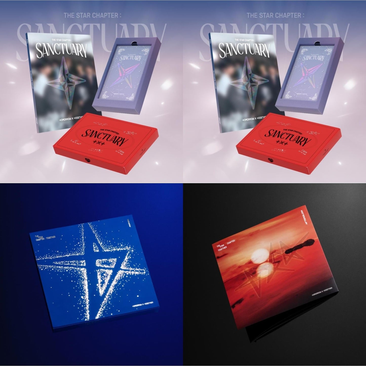 Star Chapter: Sanctuary (Knight Ver.) & Star Chapter: Sanctuary (Savior Ver.) & Star Chapter: Together (Starlight Ver.) & Star Chapter: Together (Afterglow Ver.)