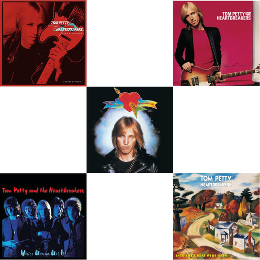 Long After Dark (Deluxe) (2LP) & You're Gonna Get It! (180G) & Tom Petty & The Heartbreakers (180G) & Damn The Torpedoes (180G) & Into The Great Wide Open (180G)