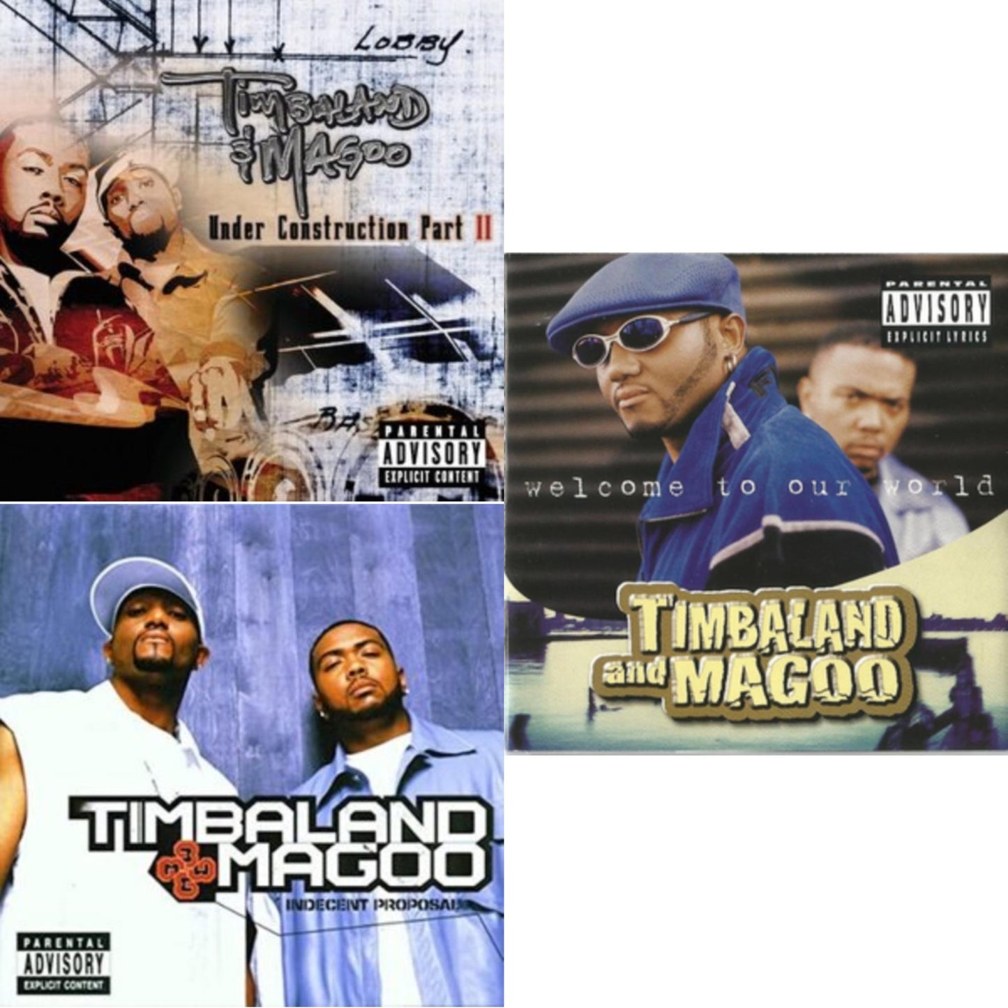 This is a 3 LP Vinyl SKU bundle.
1.This LP Vinyl is brand new.Format: LP VinylThis item's title is: Under Construction IiArtist: Timbaland & MagooLabel: BLACKGROUND RECORDSBarcode: 194690558023Release Date: 8/5/2022
2.This LP Vinyl is brand new.