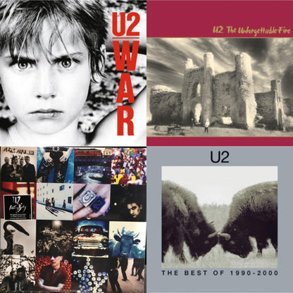War & Unforgettable Fire & Achtung Baby (180G/2 LP) & Best Of 1990-2000 (2LP)