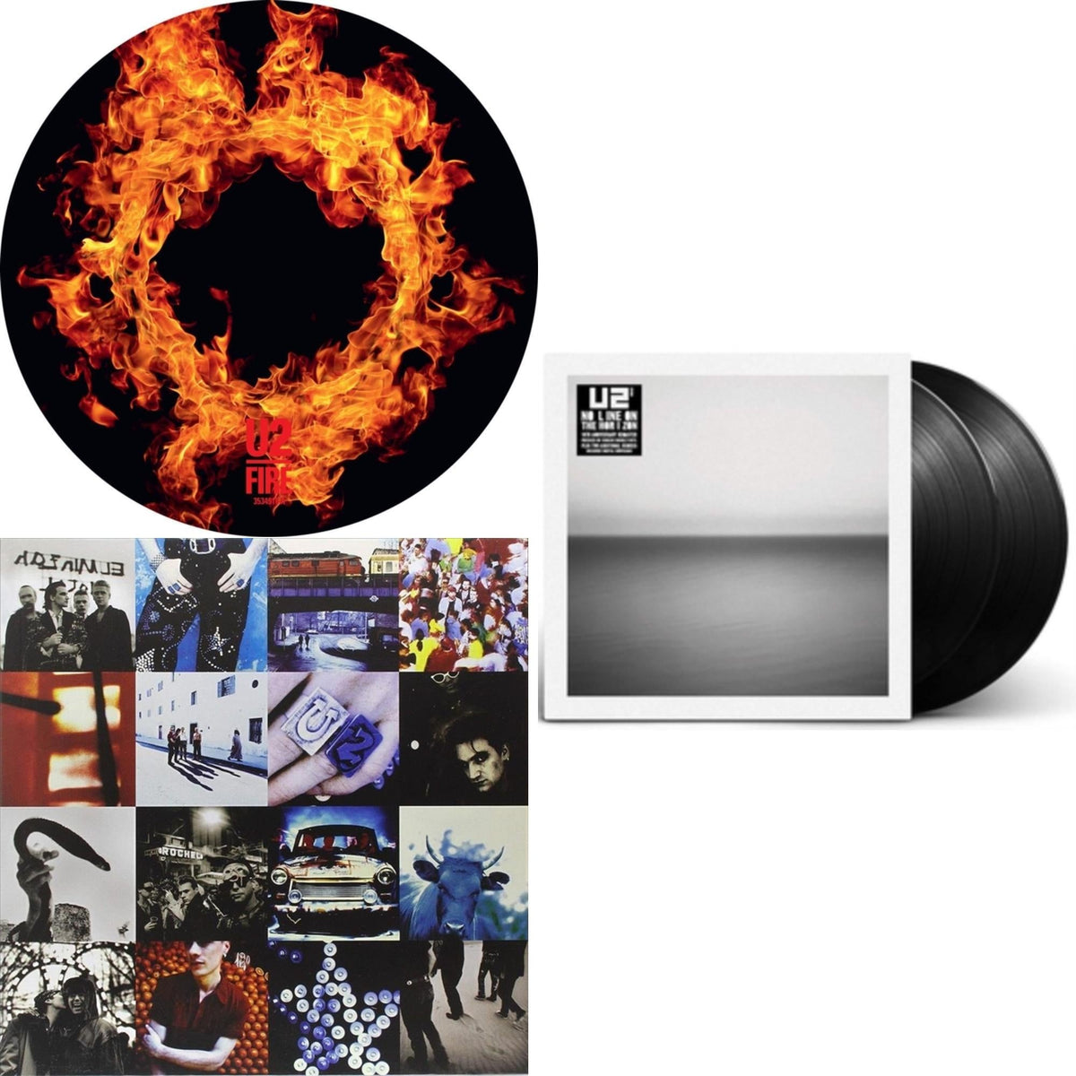 Fire (40Th Anniversary Edition/Picture Disc) & Achtung Baby (180G/2 LP) & No Line On The Horizon (2 LP)