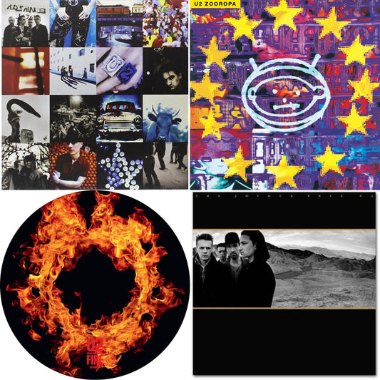 Fire (40Th Anniversary Edition/Picture Disc) & Zooropa (Transparent Yellow/2LP) & Joshua Tree & Achtung Baby (180G/2 LP)