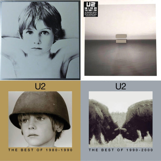 Boy & No Line On The Horizon (2 LP) & Best Of 1980-1990 (180G/2 LP) & Best Of 1990-2000 (2LP)