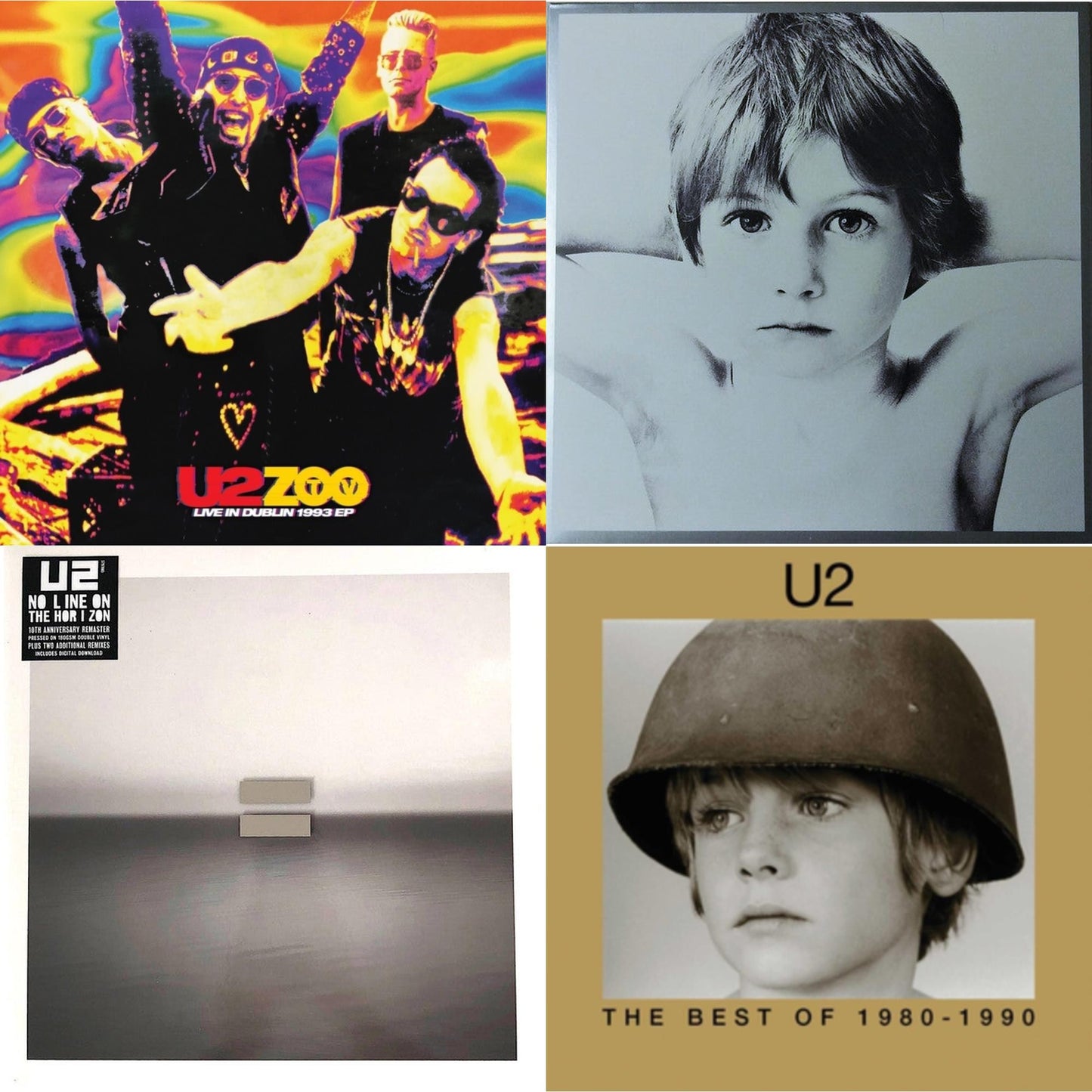 Zoo Tv: Live In Dublin 1993 (Ep) & Boy & No Line On The Horizon (2 LP) & Best Of 1980-1990 (180G/2 LP)