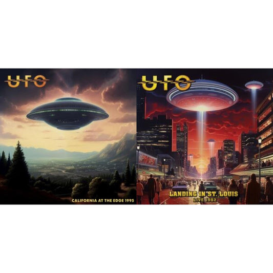 California At The Edge 1995 (Red Vinyl/2LP) & Landing In St. Louis - Live 1982 (Gold Vinyl/2LP)