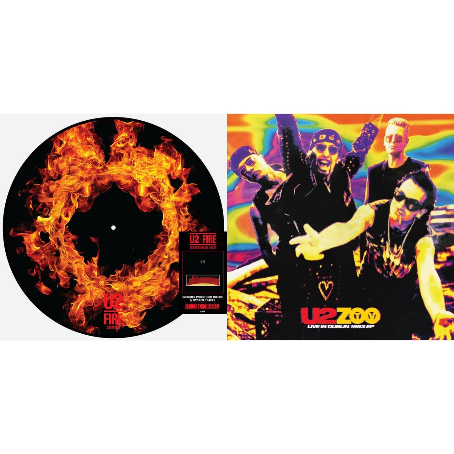 Fire (40Th Anniversary Edition/Picture Disc) & Zoo Tv: Live In Dublin 1993 (Ep)