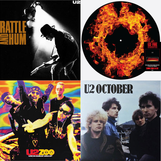 Rattle & Hum & Fire (40Th Anniversary Edition/Picture Disc) & Zoo Tv: Live In Dublin 1993 (Ep) & October