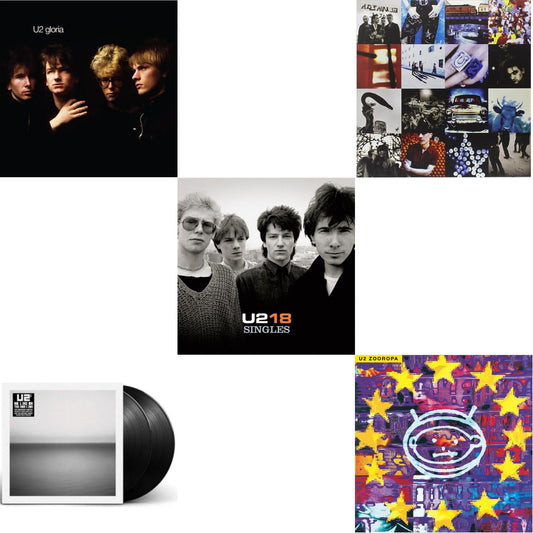 Gloria (40Th Anniversary/180G/Transparent Yellow LP Vinyl) & Zooropa (Transparent Yellow/2LP) & U218 Singles & Achtung Baby (180G/2 LP) & No Line On The Horizon (2 LP)