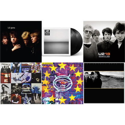 Gloria (40Th Anniversary/180G/Transparent Yellow LP Vinyl) & Zooropa (Transparent Yellow/2LP) & U218 Singles & Joshua Tree & Achtung Baby (180G/2 LP) & No Line On The Horizon (2 LP)